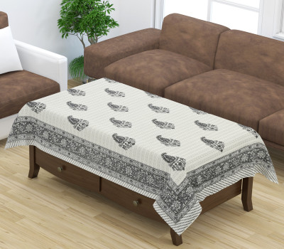 FAIRY HOME Printed 4 Seater Table Cover(Grey, Polyester)