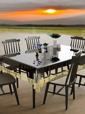lala hathrasi Solid 8 Seater Table Cover(Multicolor, Plastic)
