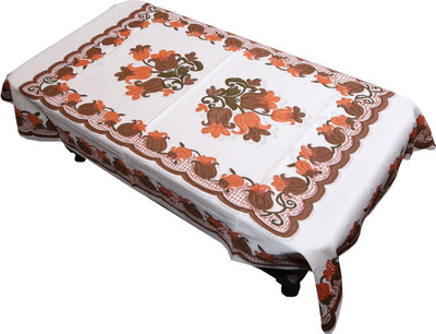 KUBER INDUSTRIES Printed 4 Seater Table Cover(Multicolor, Cotton)