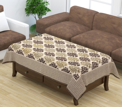 Furnishing Hut Floral 4 Seater Table Cover(Color-06, Velvet)