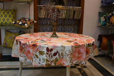 RajoDyana Cotton 6 Seater Printed Table Cover(Multicolor)