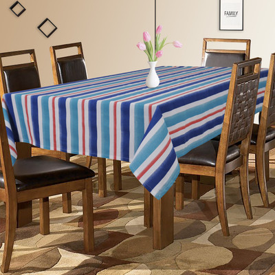 AIRWILL Printed 6 Seater Table Cover(Multicolor, Cotton)