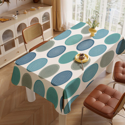 Sukalpa Printed 4 Seater Table Cover(Black and Green, Polyester)