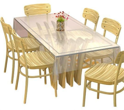 iC ICONIC CHOICE PVC 6 Seater Solid Table Cover(tranceparent)
