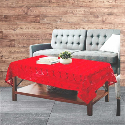 HOME SHINE Floral 2 Seater Table Cover(Multicolor, Polyester)