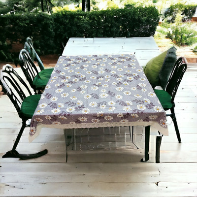 lala hathrasi Printed 2 Seater Table Cover(Grey, Polyester)