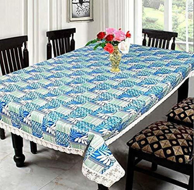FORMONIK PVC 10 Seater Printed Table Cover(Blue)