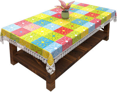 Ryka Printed 4 Seater Table Cover(Multicolor, PVC)