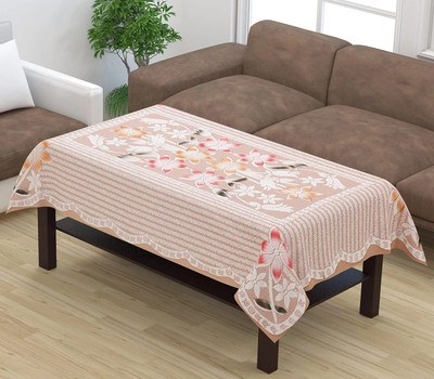 KUBER INDUSTRIES Floral 4 Seater Table Cover(Multicolor, Cotton)