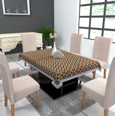 DECOLOGY Printed 8 Seater Table Cover(Multicolor, PVC)