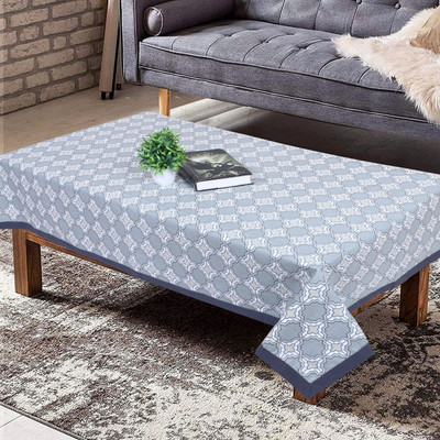 Texstylers Cotton 4 Seater Abstract Table Cover(Multicolor)