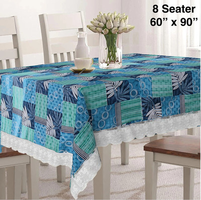 Jainco Decor PVC, Plastic 8 Seater Printed Table Cover(Multicolor)