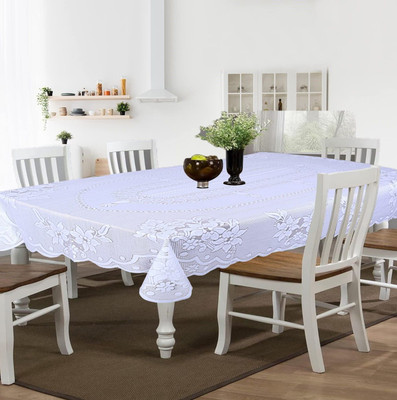 EASTTARDOMM Cotton 6 Seater Floral Table Cover(Multicolor)