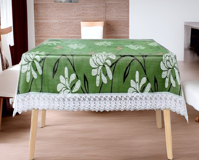 Trendy Rabbit Solid 4 Seater Table Cover(Multicolor, Polyester)