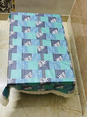 Mopak Decor Printed 2 Seater Table Cover(Green, Polyester)