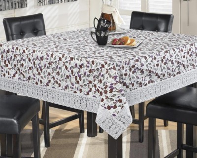 The Furnishing Tree Self Design 8 Seater Table Cover(Beige, PVC)