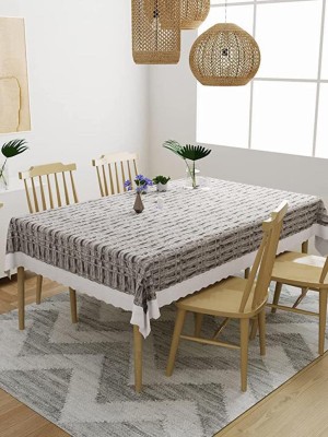 Casanest Printed 10 Seater Table Cover(Grey, PVC)