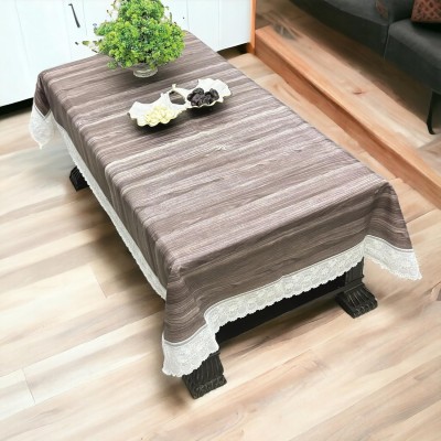 Casanest Printed 6 Seater Table Cover(Brown, PVC)