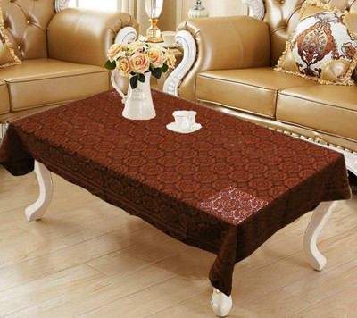 WONDERLAND Abstract 4 Seater Table Cover(Multicolor, PVC)