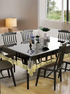 Shri Ganesh Handloom Solid 8 Seater Table Cover(Multicolor, Plastic)