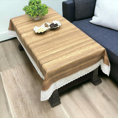 Casanest Printed 10 Seater Table Cover(Brown, PVC)