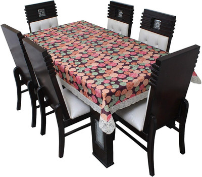 SANRAKSSHAN Solid 4 Seater Table Cover(Multicolor, Polyester)