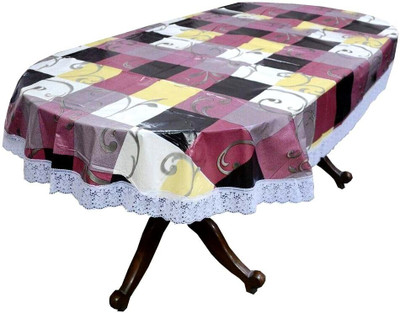 Bharta Retail PVC 6 Seater Printed Table Cover(Multicolor)