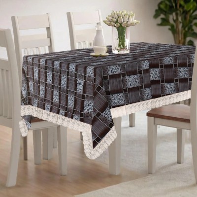 Wings Star Printed 6 Seater Table Cover(Multicolor, Polyester)