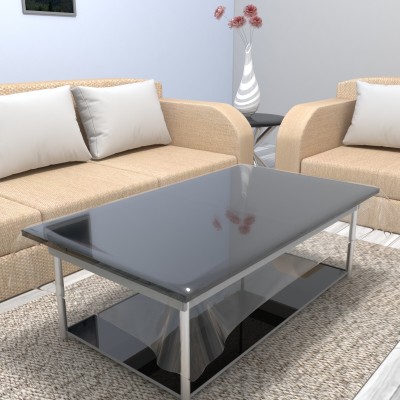 CASA FURNISHING Solid 2 Seater Table Cover(CLEAR, PVC)