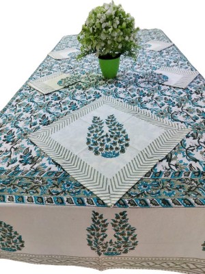 Hawamahal Printed 6 Seater Table Cover(Multicolor, Cotton)