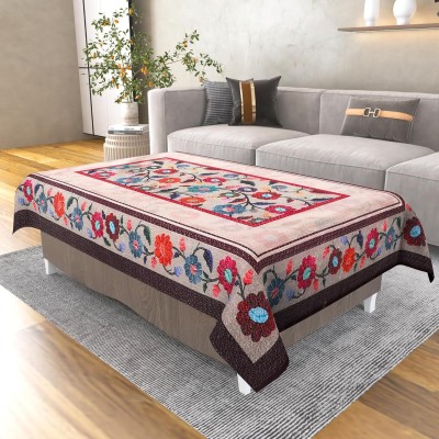 DARSHANAM WORLD Printed 4 Seater Table Cover(Multicolor, Polyester)