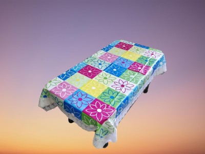 ZITIN Solid 6 Seater Table Cover(Multicolor, PVC)