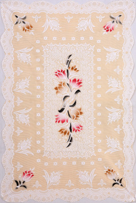 SHRI MAHAVIR IMPEX Floral 4 Seater Table Cover(Multicolor, Polyester)