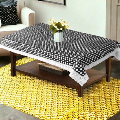 Mopak Decor Printed 2 Seater Table Cover(Black, Polyester)