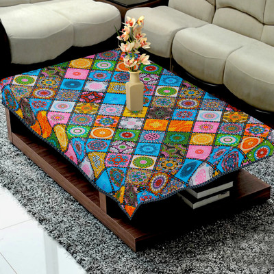 Flipkart SmartBuy Polyester, Cotton 4 Seater Printed Table Cover(Multicolor)
