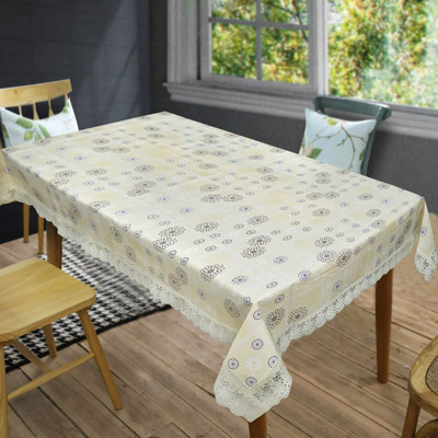 Alina Rectangular Pack of 1 Table Placemat(Yellow, PVC)
