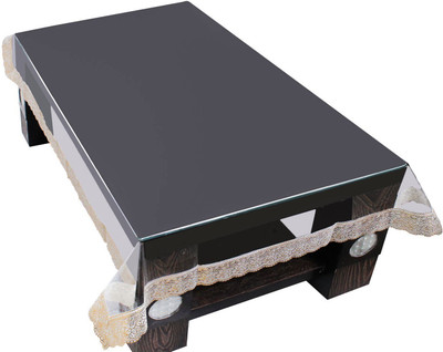 Idrape Solid 4 Seater Table Cover(Gold, Velvet)