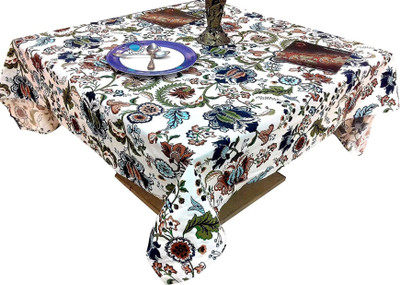 RajoDyana Cotton 4 Seater Printed Table Cover(Multicolor)