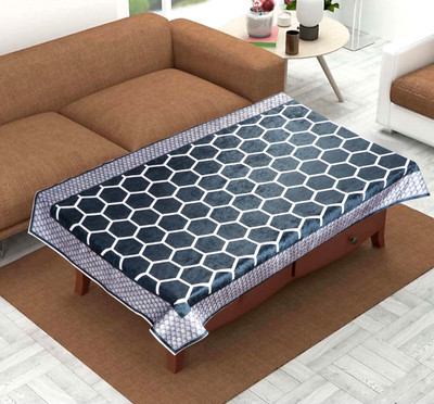 Sparklings Geometric 4 Seater Table Cover(Multicolor, Cotton)