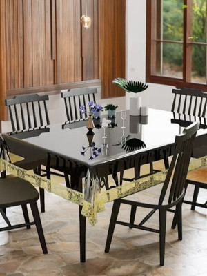 lala hathrasi Solid 8 Seater Table Cover(Multicolor, Plastic)