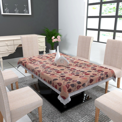 DECOLOGY Printed 8 Seater Table Cover(Multicolor, PVC)