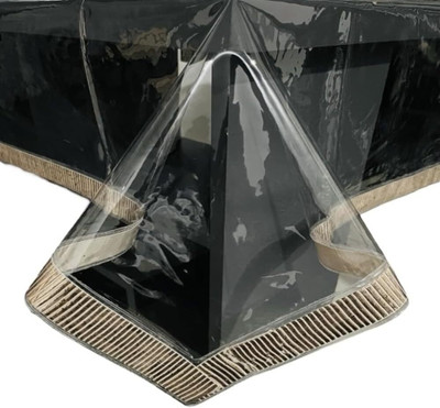 Casanest Solid 8 Seater Table Cover(Transparent, PVC)