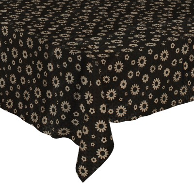 Wings Star Checkered 4 Seater Table Cover(Multicolor, PVC)