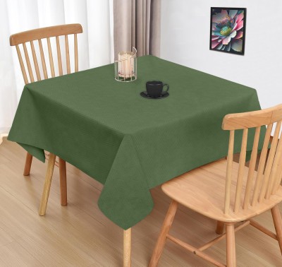OASIS Solid 2 Seater Table Cover(Dark Green, Cotton)