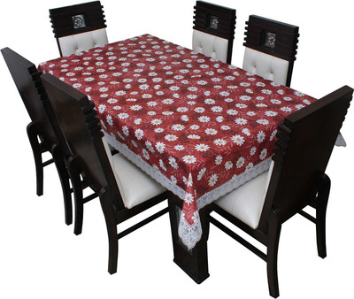 Wings Star Printed 8 Seater Table Cover(Multicolor, Polyester)