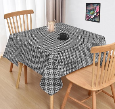 OASIS Geometric 2 Seater Table Cover(Black, Cotton)