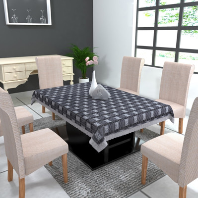 DECOLOGY Printed 8 Seater Table Cover(Multicolor, PVC)