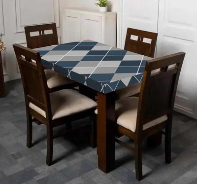 WONDERLAND Polyester 4 Seater Floral Table Cover(Multicolor)