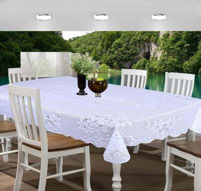 EASTTARDOMM Cotton 6 Seater Floral Table Cover(Multicolor)