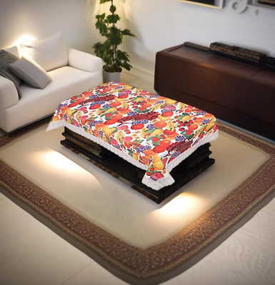 Sparklings Printed 4 Seater Table Cover(Multicolor, PVC)